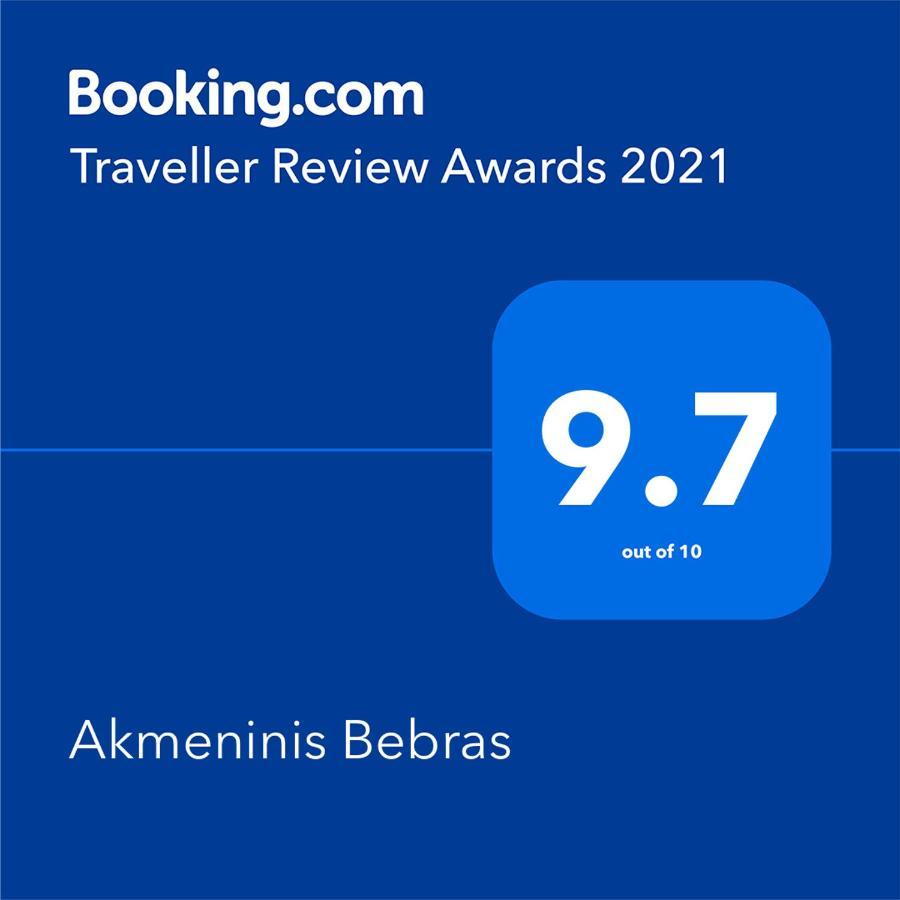 Akmeninis Bebras Villa Zemaiteliai Exterior photo